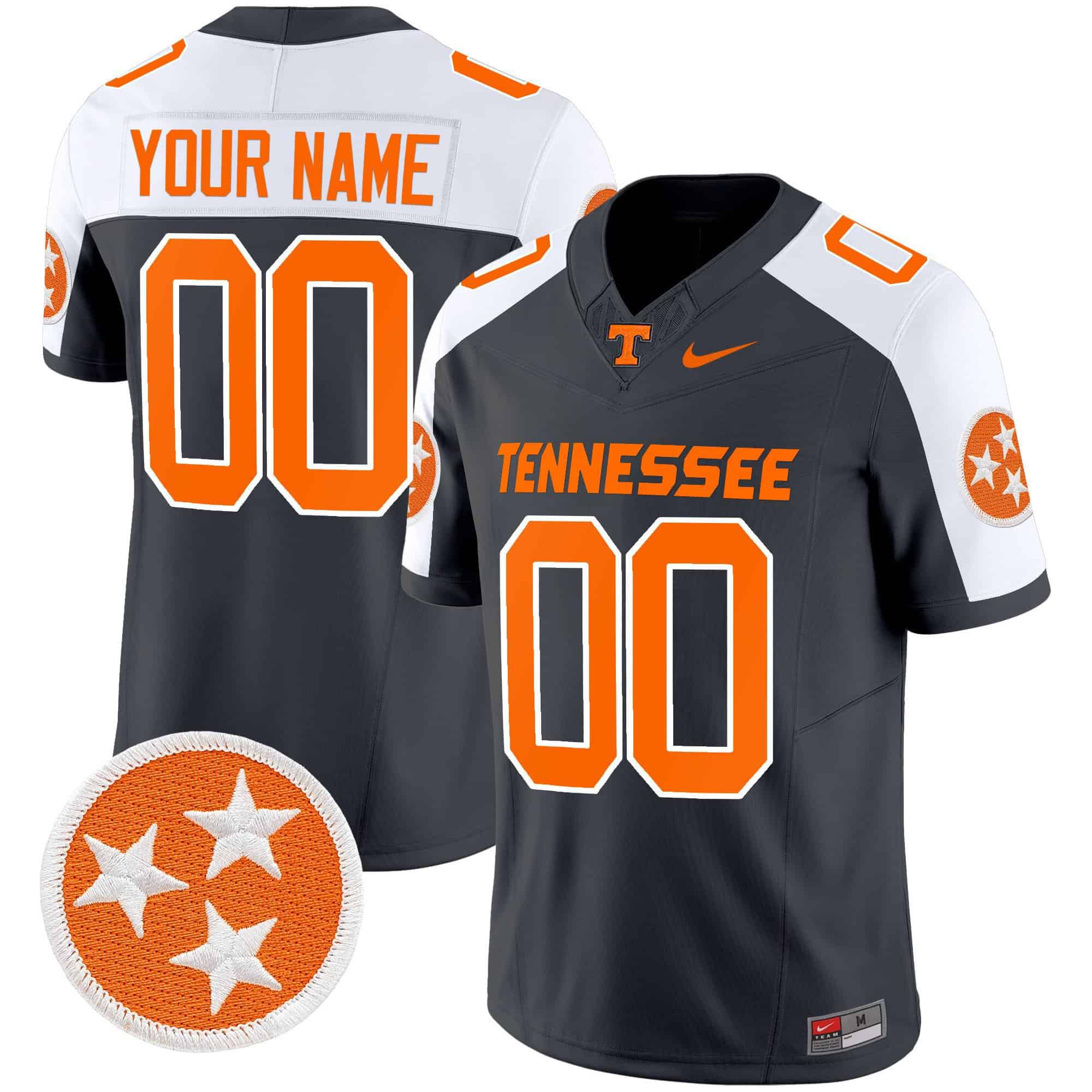 Men Tennessee Volunteers Black 2024 Nike Vapor Limited Custom NCAA Jersey